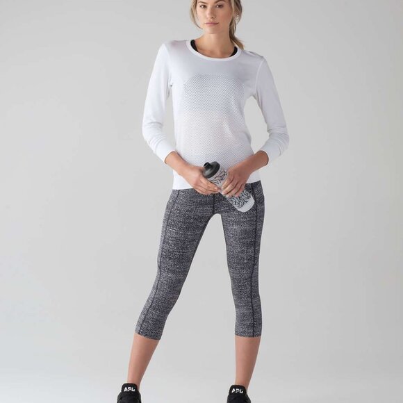 lululemon | Breeze By long sleeve tech top White Size 10 - Picture 4 of 4